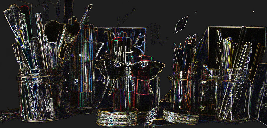 Pinsel und Stifte